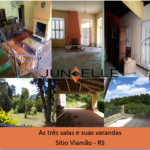 sitio zelia viamão - junielle corretora - salas com varanda